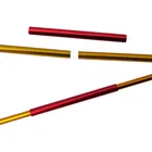 6 шт.лот палатка из алюминиевого сплава, аварийная трубка, одиночная ремонтная трубка, подходит для палатки в диаметре до 8,5 мм