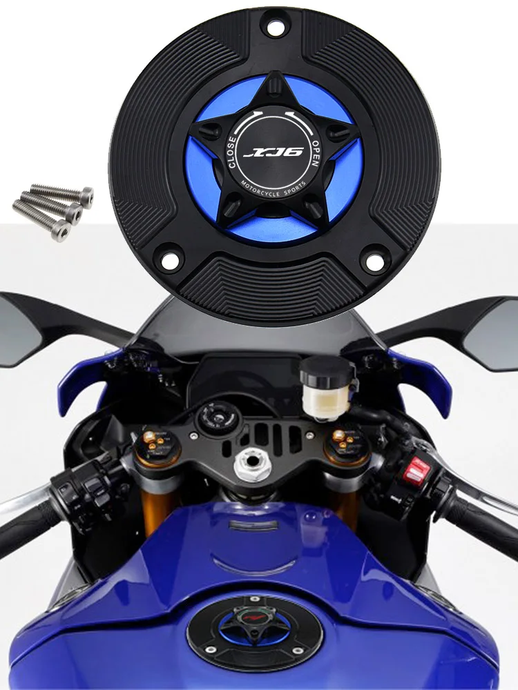 Аксессуары для мотоциклов алюминиевая крышка топливного бака без ключа CNC YAMAHA XJ6