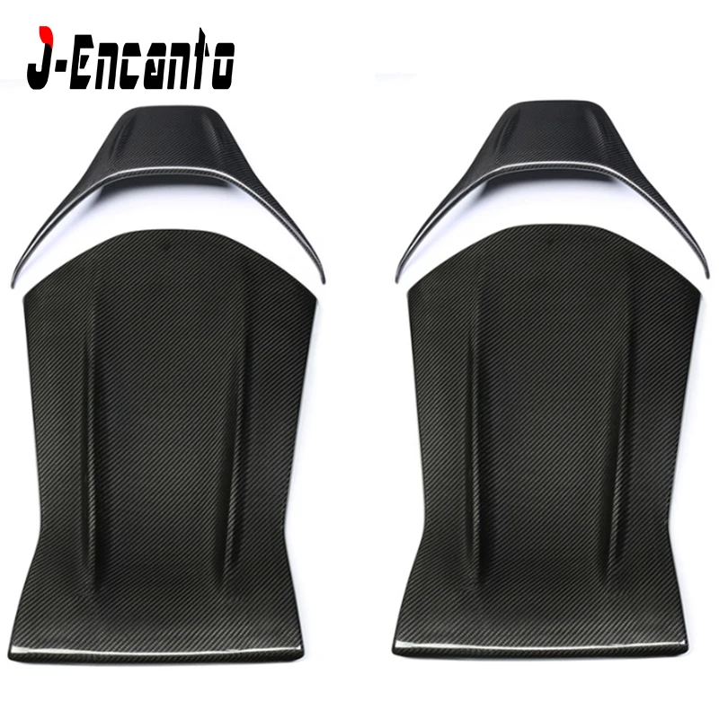 100% задняя крышка автомобильного сиденья из сухого углеродного волокна для Mesades