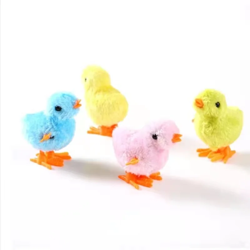 

Spring chicken chicken chain wind-up toys stuffed chicken lovely baby toys plush toys children
