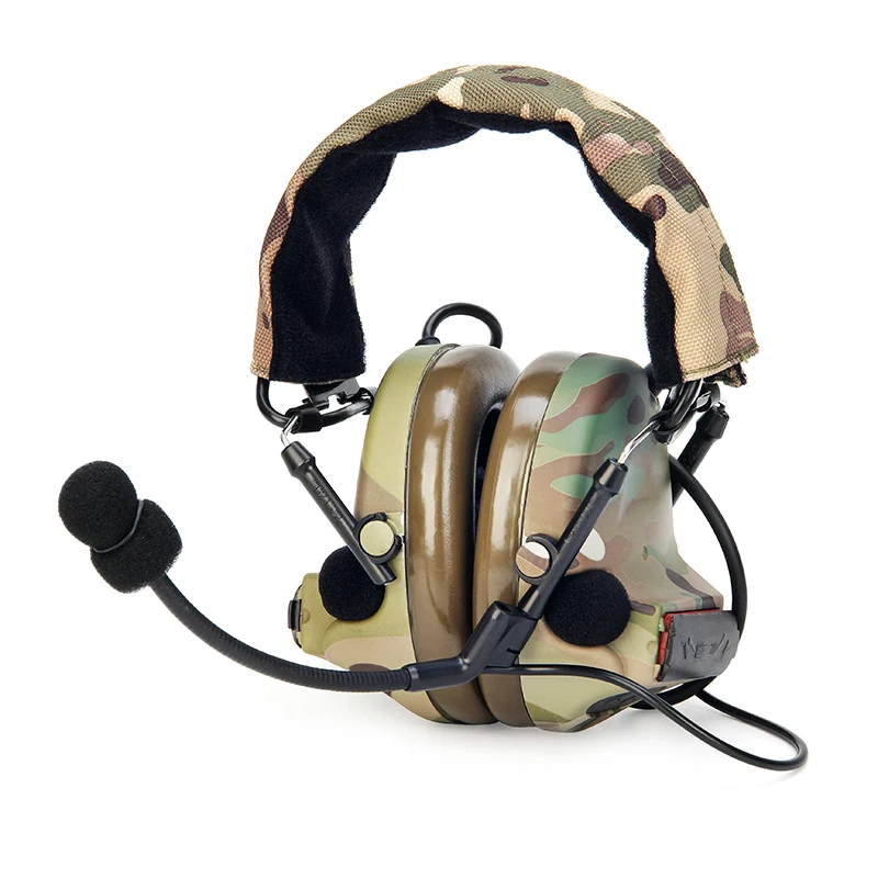 Z-TAC тактические наушники Peltor Airsoft с шумоподавлением игровая гарнитура Baofeng PTT