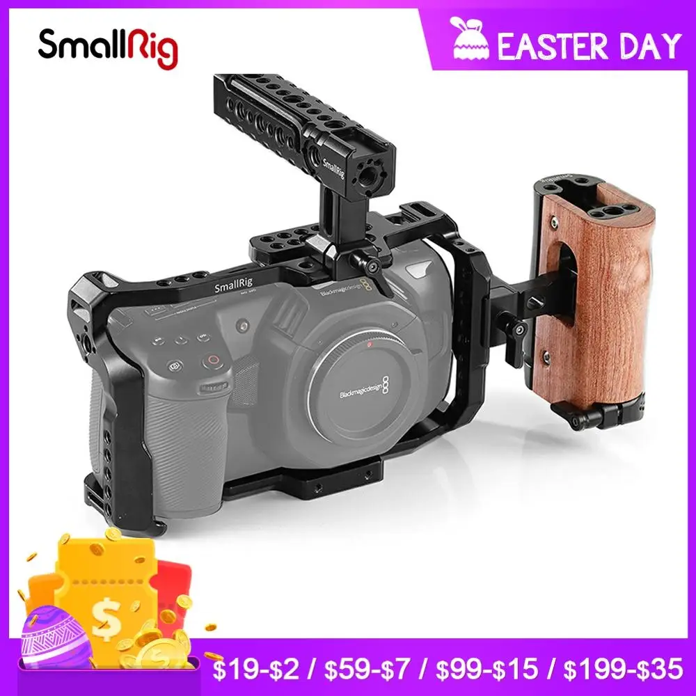 Клетка для камеры SmallRig BMPCC 4K карманной кинокамеры Blackmagic Design поставляется с