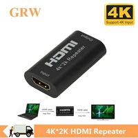 grwibeou 4k x 2k hdmi extender repeater up to 40m v1 4 3d 1080p hd adapter signal amplifier booster over signal hdtv dvd