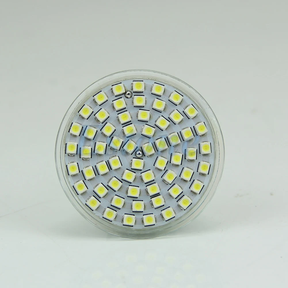 2020 НОВЫЙ GU10 3528 60 LED 220В Базовая энергосберегающая Чистая/теплая белая лампа