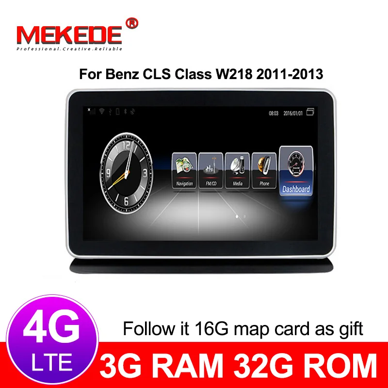 9 &quotAndroid 7 1 3 + 32G 4G lte автомобильное радио gps навигация для Mercedes Benz CLS W218 2011 2013 с Bluetooth