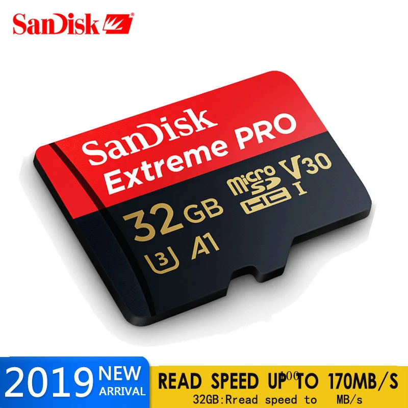 SanDisk Extreme Pro карта памяти Micro SD 256 ГБ 128 Гб 64 SDXC U3 V30 A2 TF до 170 МБ/с./с флэш для камеры