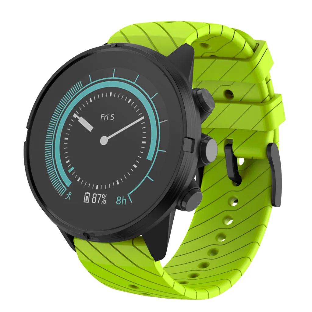 OTOKY GEMIXI спортивный мягкий силиконовый сменный ремешок для Suunto 9/9 Baro медный ремешок для наручных часов умные аксессуары