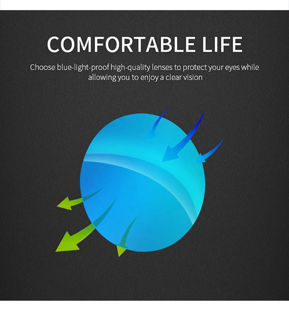 Anti Blue Ray Square Glasses Frame Women Men Transparent Optical Eyewear Vintage Blue Light Blocking Glasses Computer Goggle
