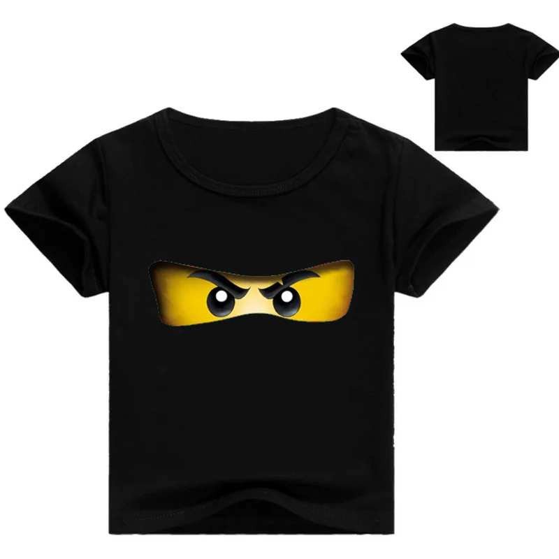 2018 летние футболки для мальчиков Ninja Ninjagoed девочек с коротким рукавом одежда