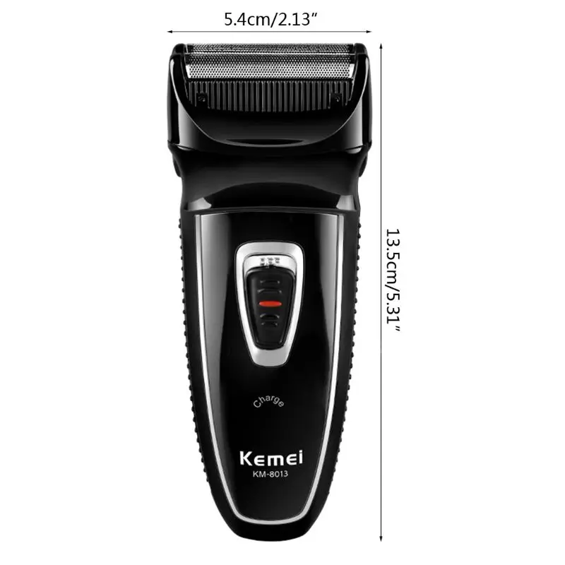 Kemei, новинка, 2 головки, перезаряжаемая электробритва, возвратно-поступательная, для мужчин, Электронные бритвы, KM-8013