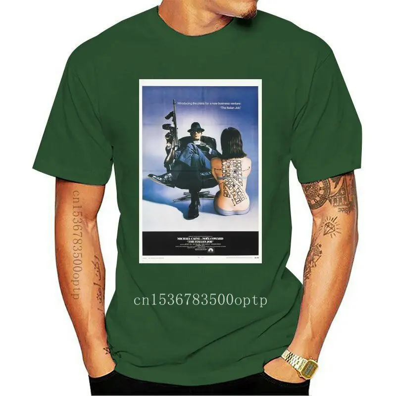 

Новая футболка унисекс в стиле ретро с постером фильма «Итальянская работа» 1920-х годов, крутая футболка, 1960