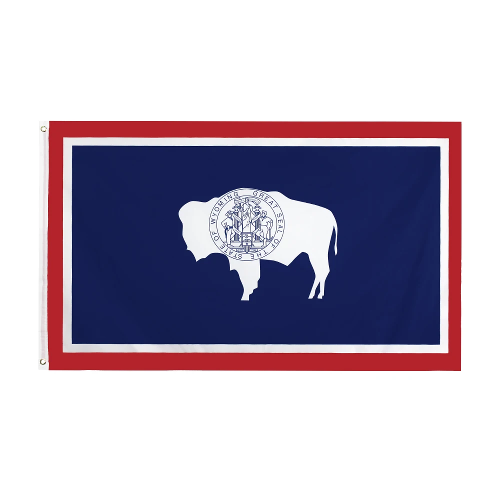 

60X90 90X150cm U.S. state Wyoming Flag For Decoration