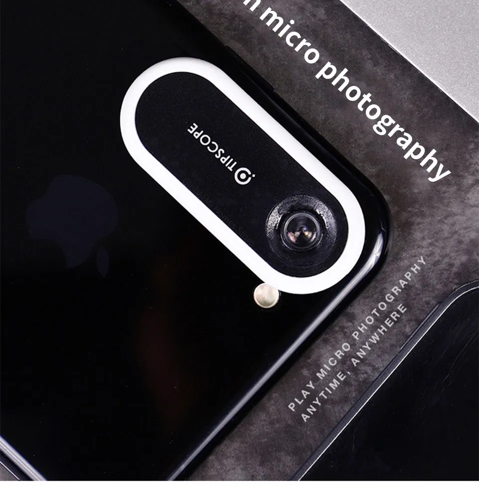Xiaomi Youpin TIPSCOPE мобильный телефон микроскоп, объектив с высоким разрешением, легкий и удобный, войти в микроскопический мир