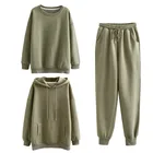 Новинка 2021, Женская Толстовка для пары, флисовые толстовки оверсайз из 100% хлопка amygreen с капюшоном, свитшоты размера плюс