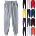 Штаны мужские тренировочные, повседневные штаны, утепленные спортивные, 14 цветов, для спортивного зала, фитнеса, тренировок, # AF