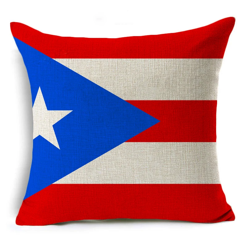 Наволочка ZENGIA в Пуэрто-Рико наволочка с флагом пуэрториканском стиле
