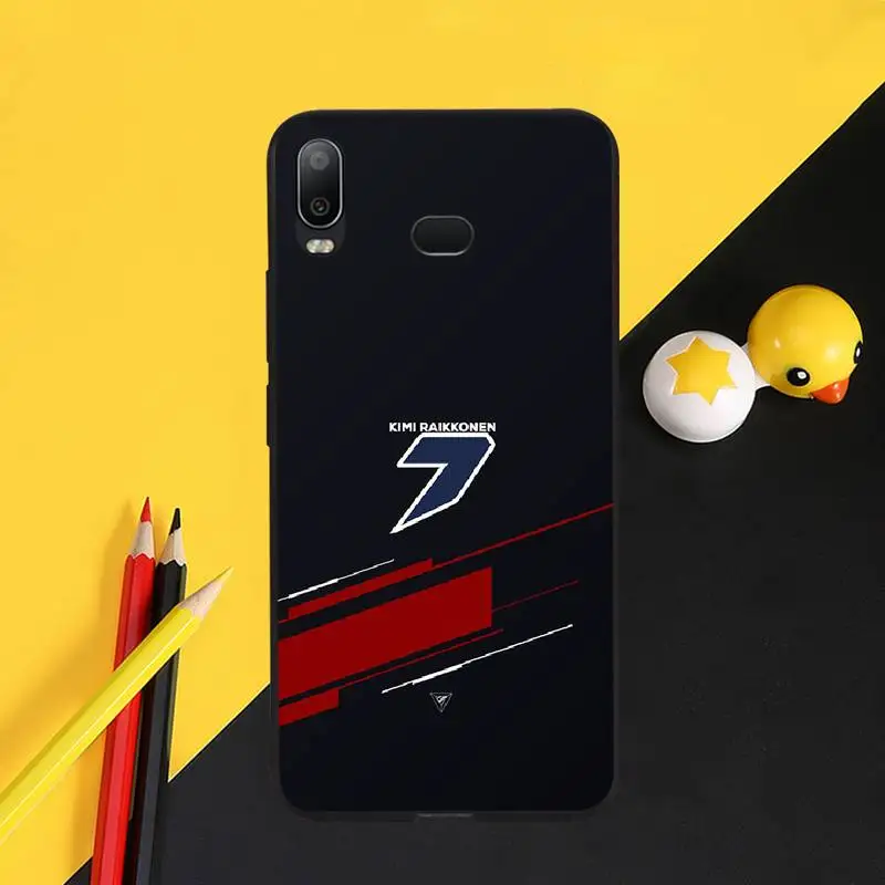 PENGHUWAN Kimi Raikkonen F1 Just Leave Me Alone Coque Shell Phone Case For Samsung A10 A20 A30 A40 A50 A70 A71 A51 A6 A8 2018 |