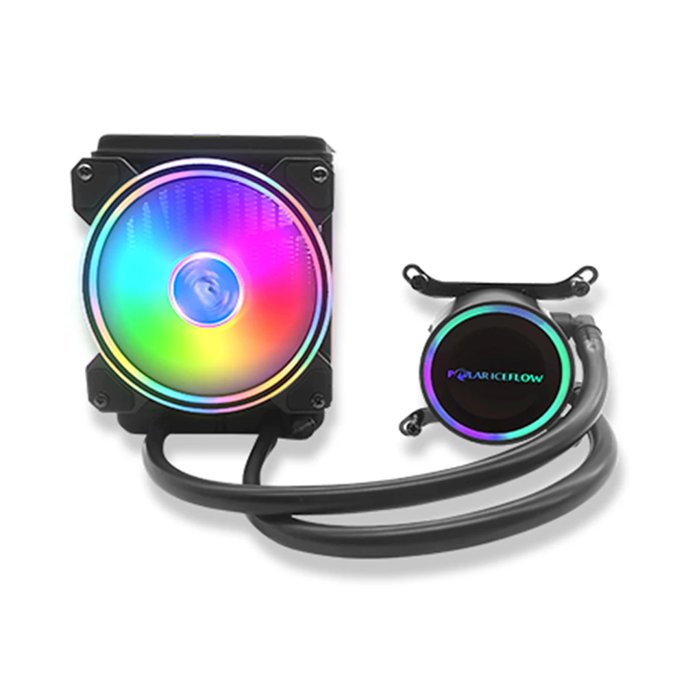 

POLAR ICEFLOW 120 AIO RGB CPU Liquid Cooler with 120mm PWM Radiator Fan for Intel LGA 115X