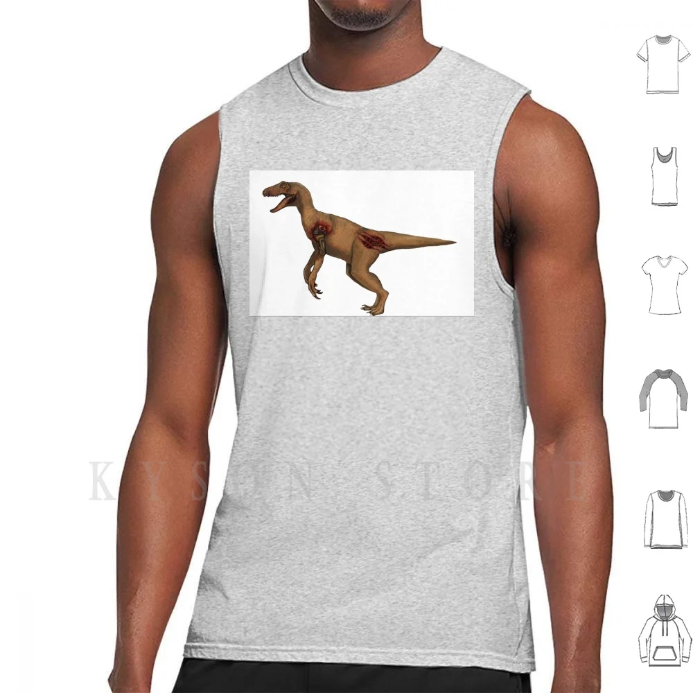 

Роботизированный робот-Раптор, майка, 100% хлопок, робот-механик, механический Раптор, динозавры, динозавры, динозавр, стимпанк