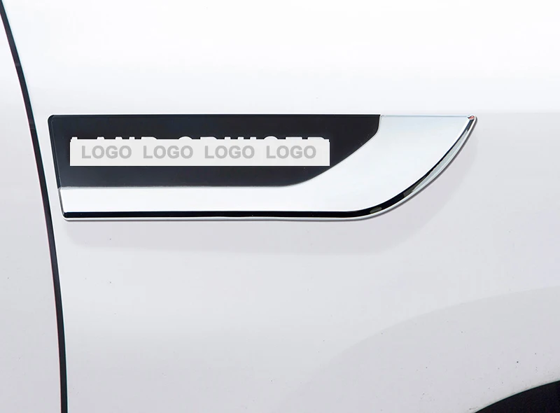 2шт 3D ABS хромированный боковой дверной брызговик крышка отделка для TOYOTA Land Cruiser 2008