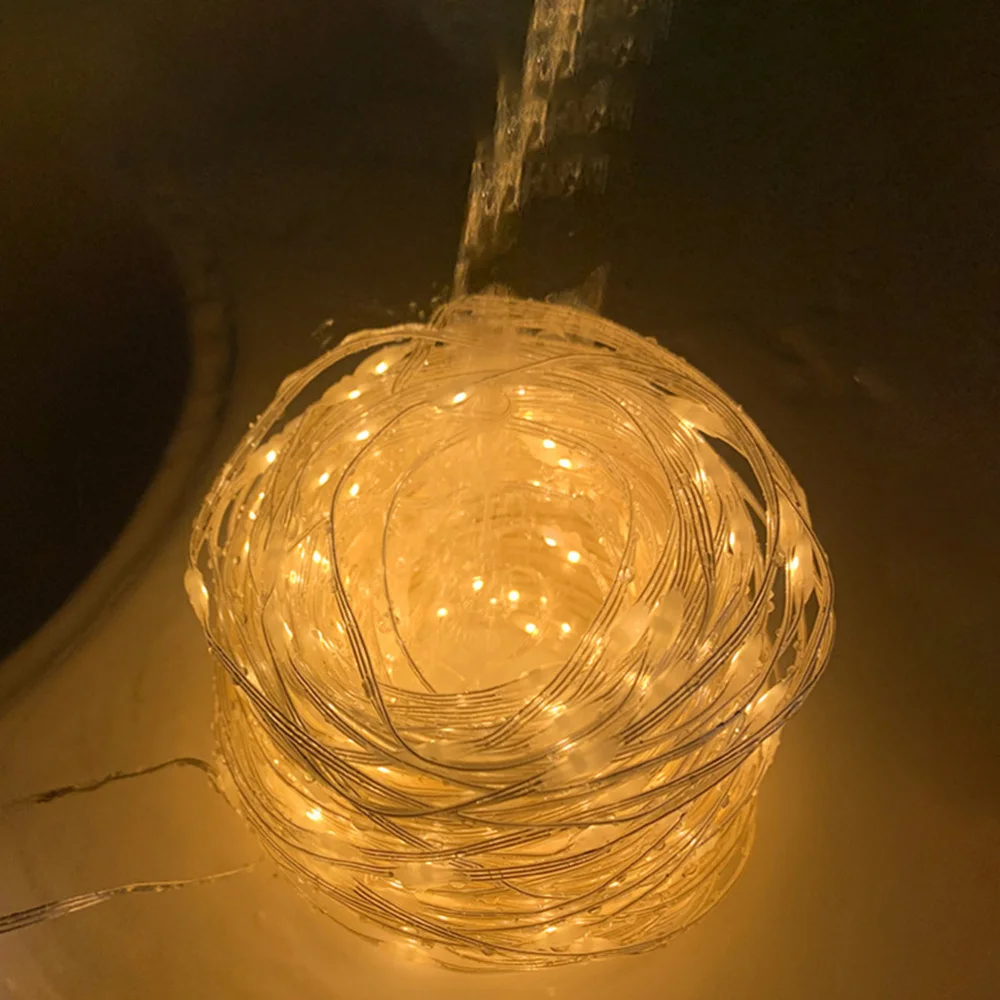 

1pc Decorative String Lamp Garden Scene Decor Unique Waterproof String Light