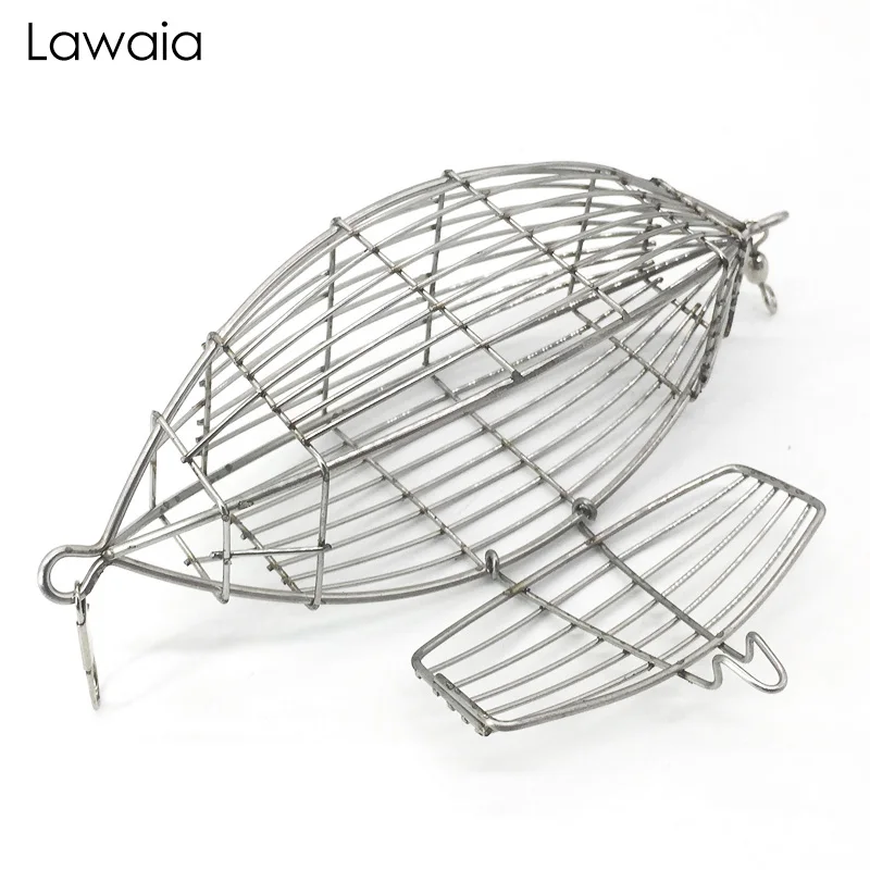 

Lawaia рыболовная приманка в форме оливкового цвета, рыболовная клетка высокого качества из нержавеющей стали, рыболовная клетка, рыболовные ...