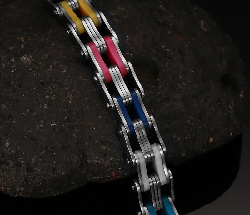 

FXM new arrival fashion jewelry for women birthday gift best Locomotive chain bracelet lover bracelet about 17cm size