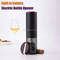 free shipping silver color usb rechargeable mijia automatic red wine bottle opener electric corkscrew foil cutter cork out tool