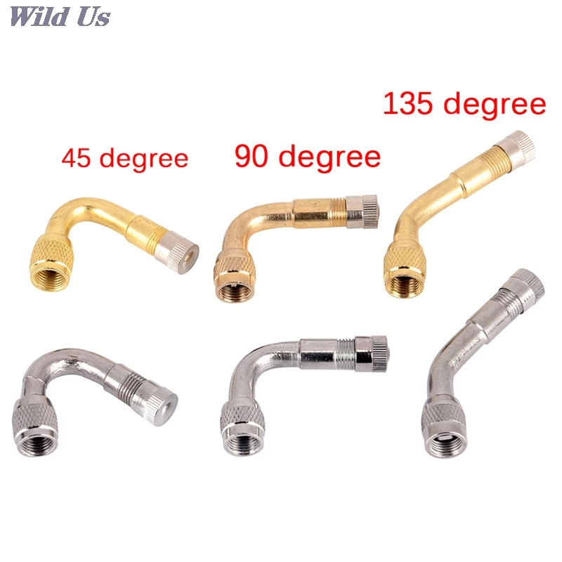 

45 /90/135 градусов Латунь воздуха в шинах Удлинительный клапан для мотоциклов и автомобилей Грузовик велосипед Скутер воздуха в шинах Удлинит...