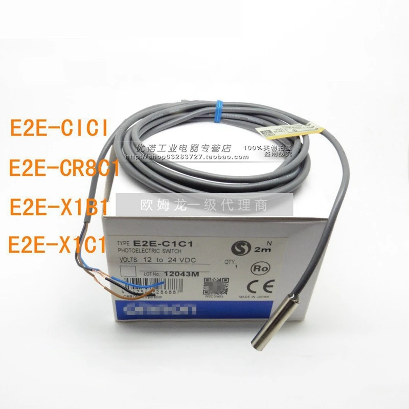 

1pcs Omron Proximity Switch E2E-X1C1 E2E-CR8C1 CR8C2 E2E-CR8B1 CR8B2 C1C1 AQ1H1379