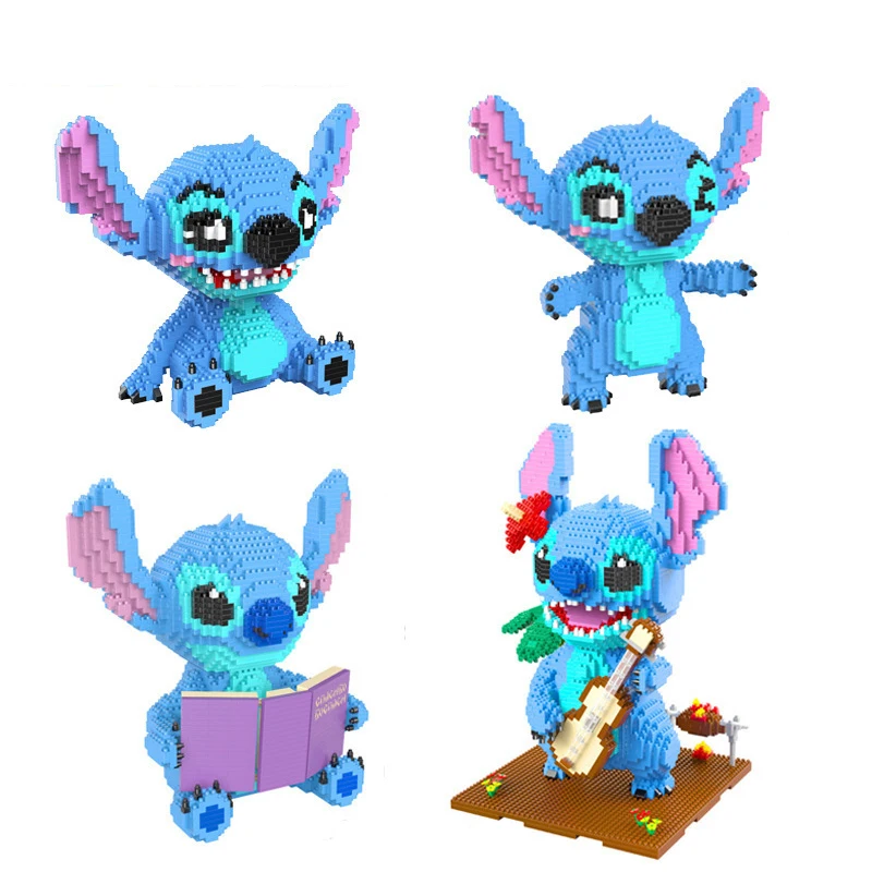

Guitar Stitch Series Diamond Building Block Micro Stitch Figure Cute 3D Model Children For Mini Bricks Toys
