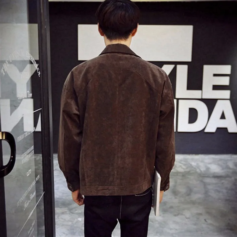 

new Spring Autumn Jacket Men's Hip Hop Men's Retro Denim Jacket Jacket Street Casual Bomber Jacket Harajuku Fashion Coat 2XL