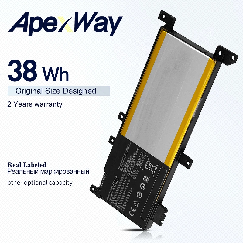 Аккумулятор для ноутбука 7 В C21N1638 ASUS X442UR X442UQ X442UN F442U F442UR A480U X442UA VivoBook 14 X442U 38Wh |