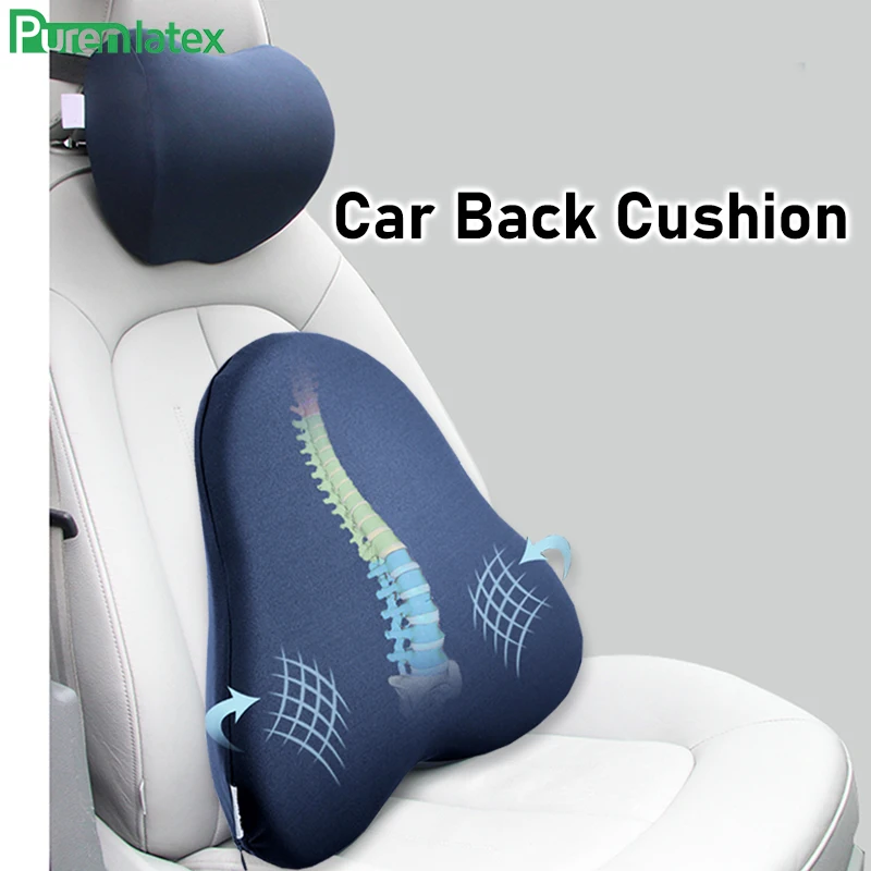 PurenLatex пены памяти подголовник спинки сиденья подушки защиты шеи шейный