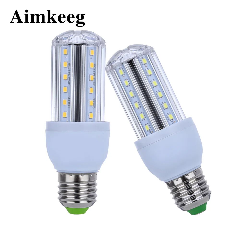 Aimkeeg E27 Светодиодный светильник 5 Вт Smd 2835 500lm кукурузный светильник Точечный светильник Свеча лампа люстра Светодиодный светильник для гостиной Домашний Светильник ing