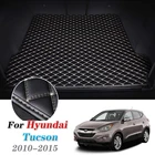 Кожаные коврики для багажника автомобиля Hyundai Tucson LM IX35 2010-2015, Задняя подкладка для груза, коврик для багажника, коврик для автомобильного коврика 2014 2013
