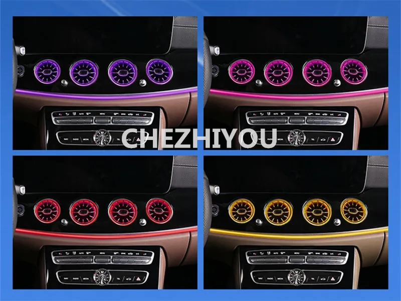 Air Condition AC Vent Outlet 64color For Benz E Class W213 2015-2019 Interior Front Console Turbo | Автомобили и мотоциклы