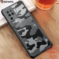 rzants for oppo a94 a54 f19 pro oppo reno 5f reno 5 lite case hard camouflage beetle hybrid shockproof slim crystal clear cover