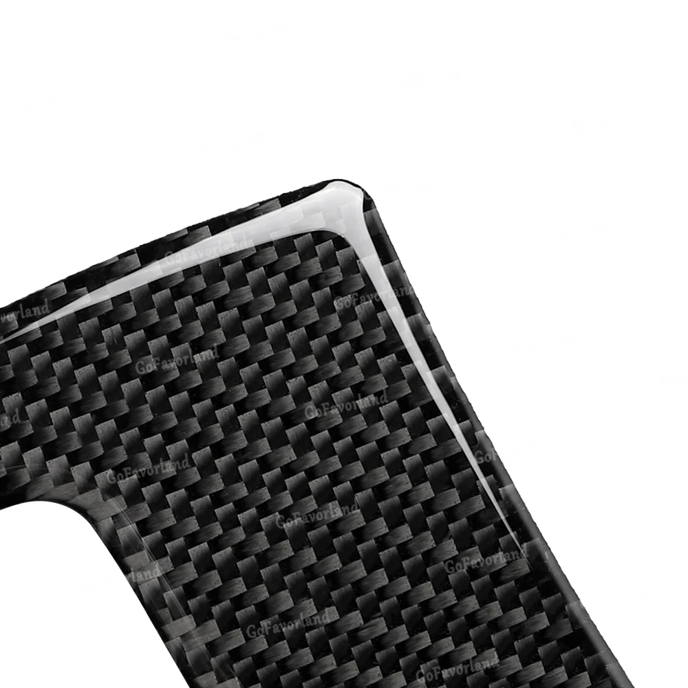 Углеродное волокно черное отверстие для запуска двигателя крышка рамы отделка