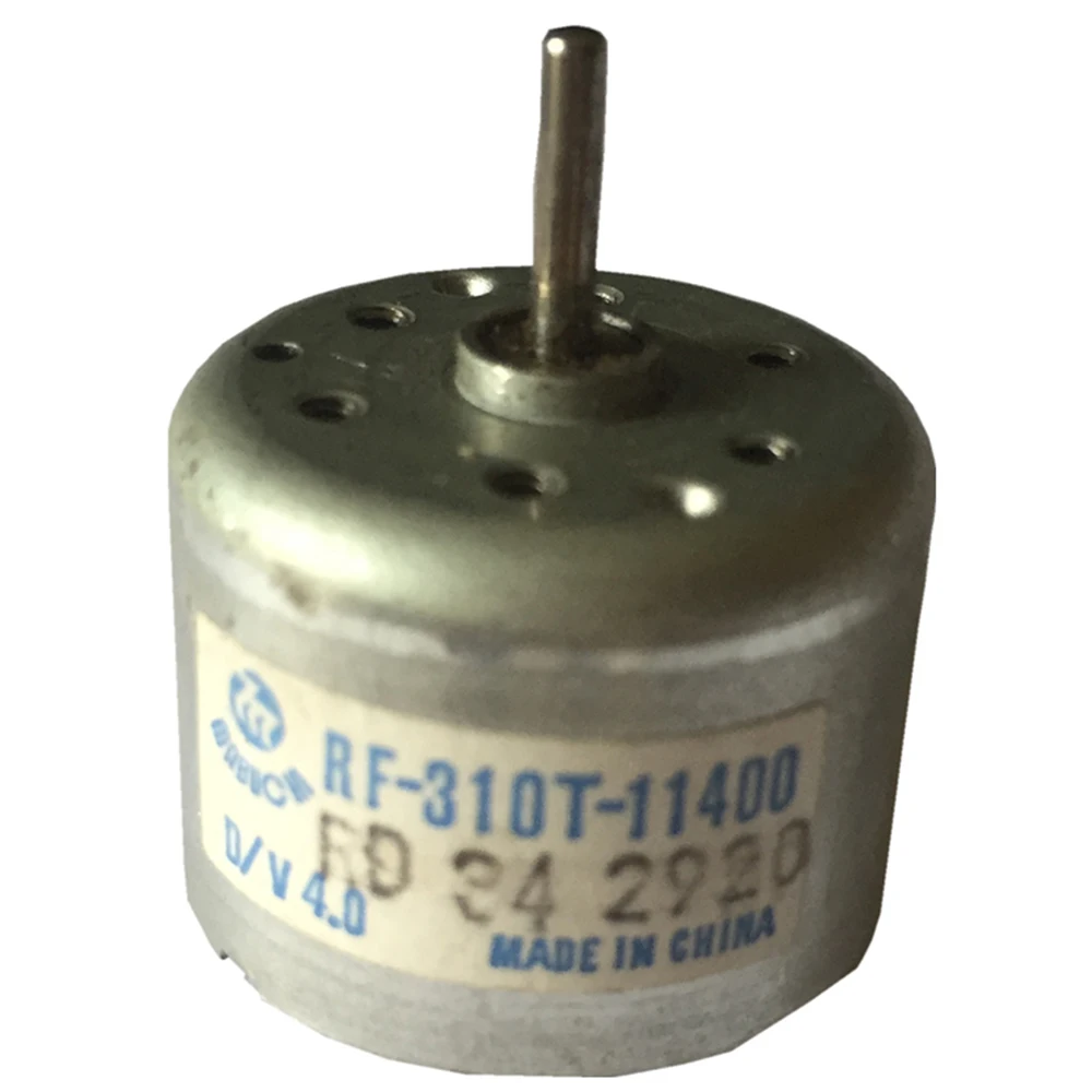MABUCHI RF 310T 11400 D/V 4 мотор редуктор постоянного тока 4V Мини Круглый 10 мм вал для