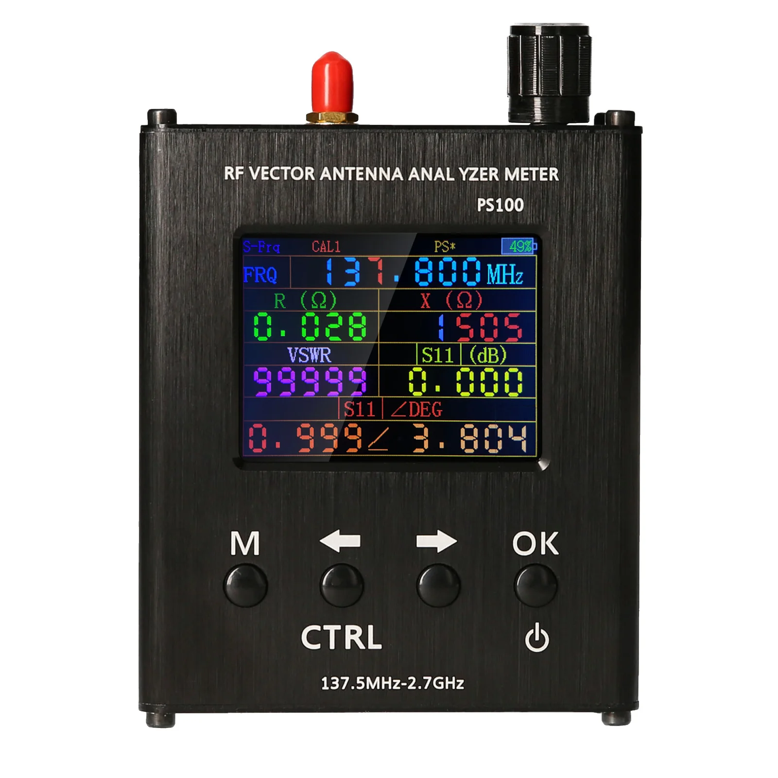 SWR RF векторный антенный анализатор Измеритель 2 4 дюймов TFT Экран дисплея