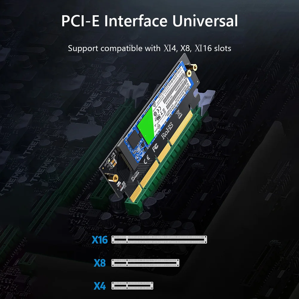 карта адаптер pci e на m 2 nwme высокос