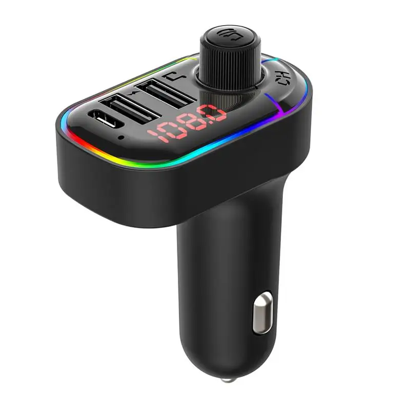 Автомобильное зарядное устройство USB FM передатчик Bluetooth 5 0 радиомодулятор