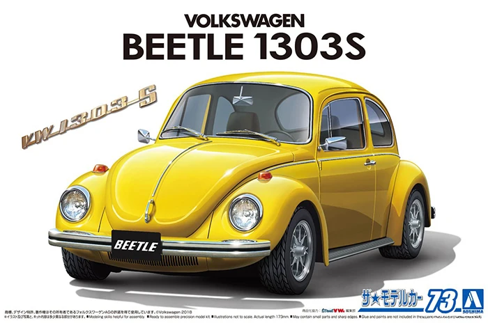 

Модель в сборе aoshin 1/24, игрушечный автомобиль Volkswagen Beetle 13AD #06130