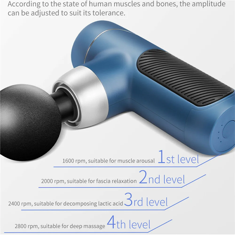 

Mini Massage Gun Muscle Relax Body Relaxation Electric Massager Portable Therapy Gun For Fitness Pain Relief Relaxation