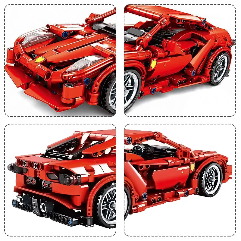 

SEMBO 603pcs City High-Tech Racing Model Building Blocks Creator Pull Back Sports Car Children Bricks Toys Gifts Boys Supercars
