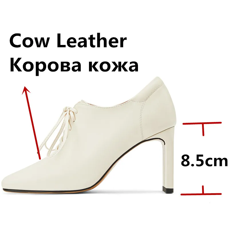 Женские туфли-лодочки с квадратным носком FEDONAS элегантные туфли из натуральной