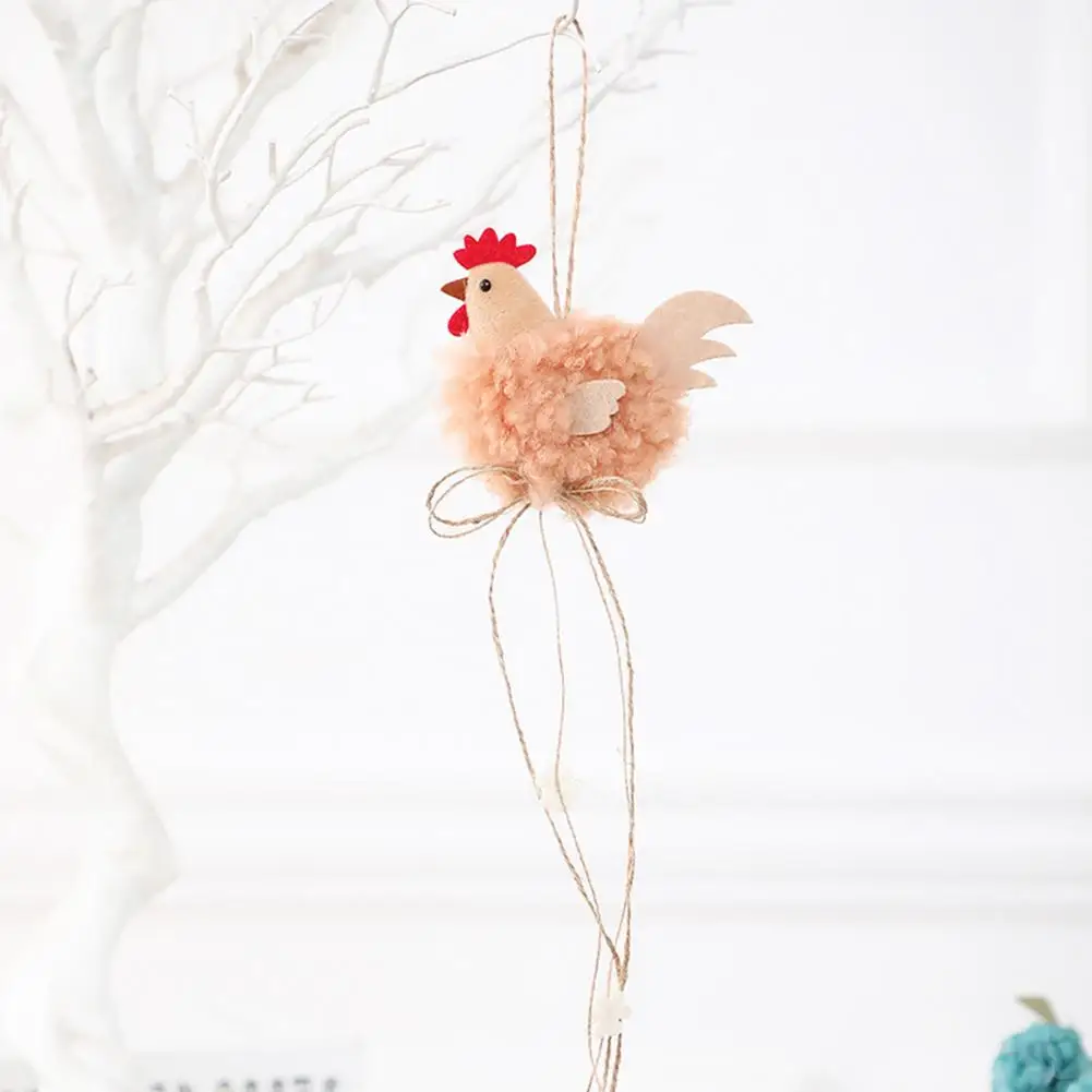 Пеньковая веревка кулон &quotПасха&quot декоративные фланель висит милый петух