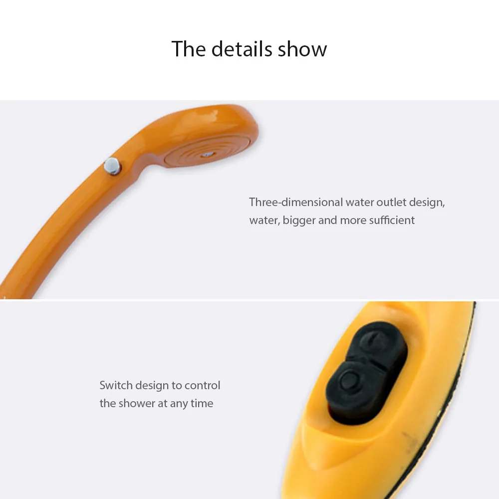 

Camping Shower 12V Electric Outdoor Shower Water Bag Kit For Travel Car Washing Hiking Flowering Plants Watering