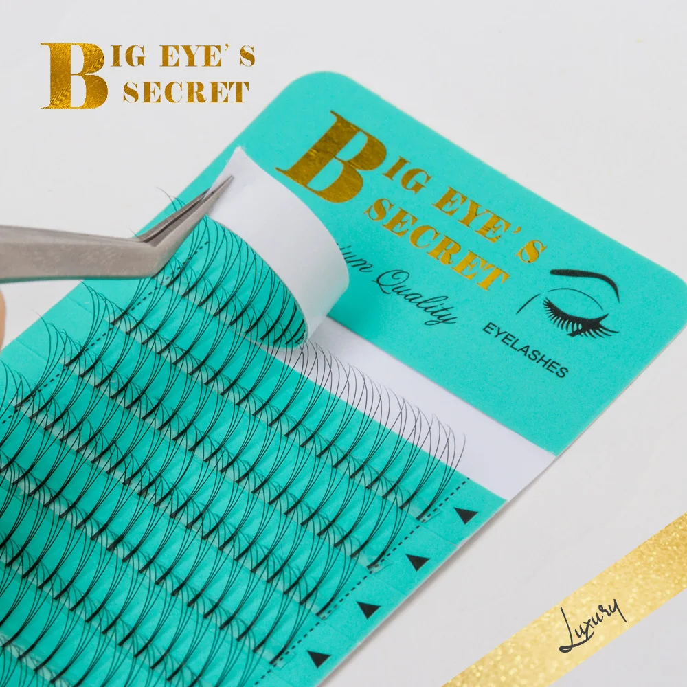 Ресницы Big eye's secret готовые российские ресницы для объема 2D3D4D5D6D короткие C/D